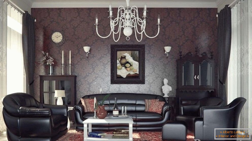 Udobna soba u stilu modernog klasika
