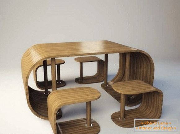 Kreativni stol iz šperploče, slika 9