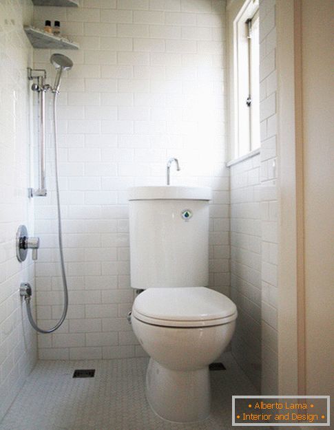 Kompaktno kupatilo u bijeloj boji