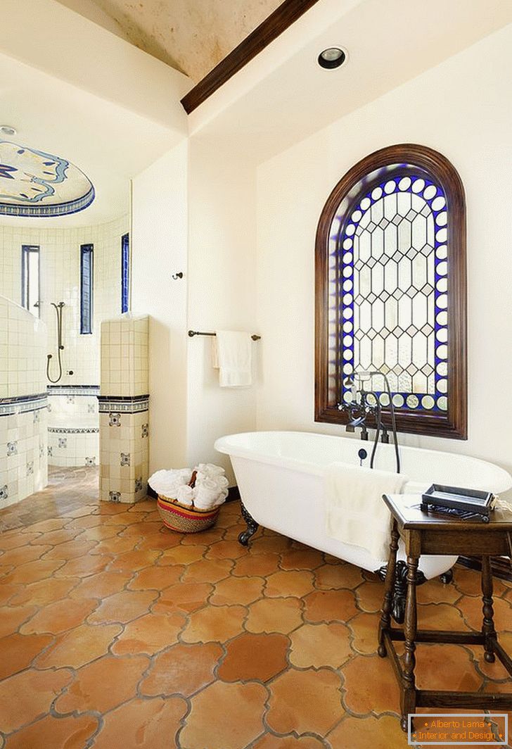 soli-pločice u kupatilu donosi toplinu do modernog mediteranskog okruženja
