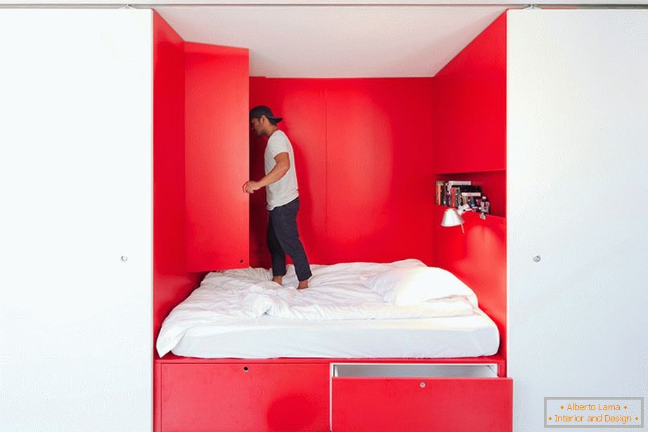 Jedinstvena spavaća soba za autorski projekat
