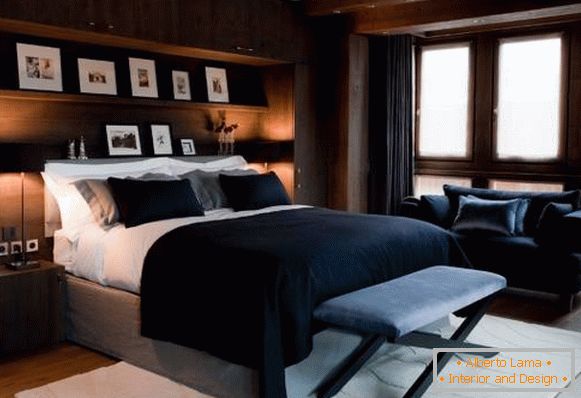 malenkaya-spavaća soba-u-stil chalet