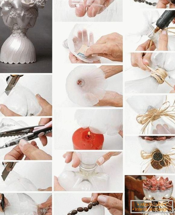 Elegantna craftworks - vaze iz plastičnih boca
