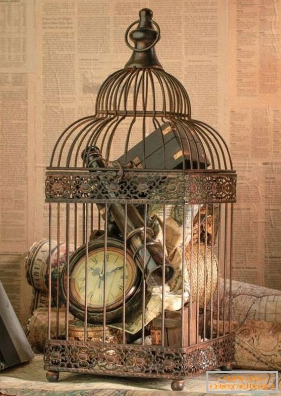 Kavez ptica kao kućni dekor