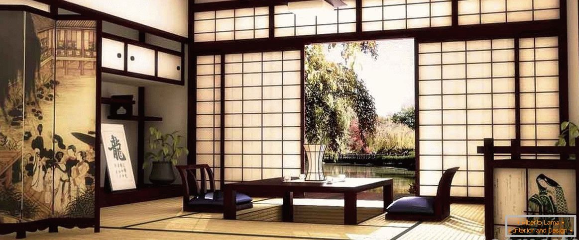 Japanski stil u unutrašnjosti kuće i apartmana